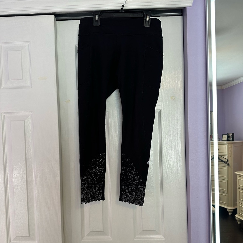 Lululemon Crop Reflective Leggings